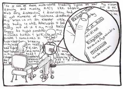 Individual semistructured interviews with 11 patients at the ophthalmology department of a public hospital in northern Italy.
